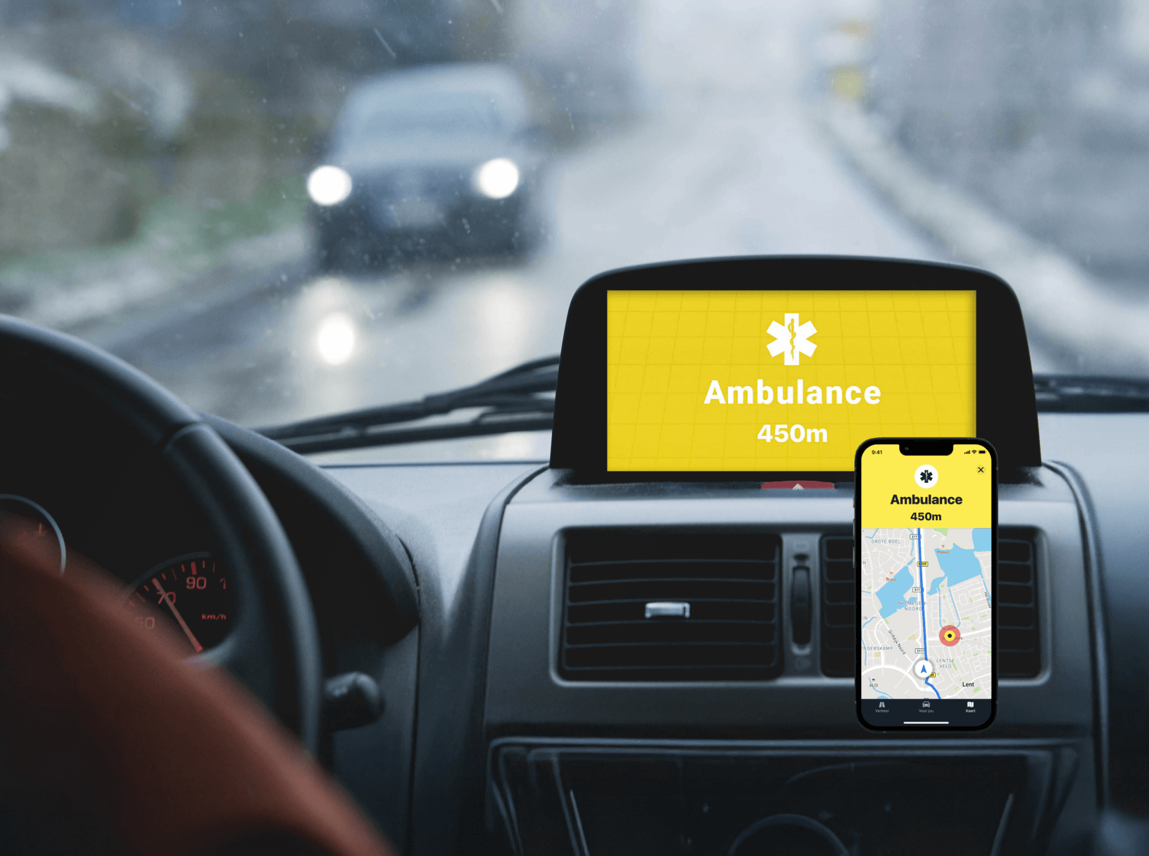 Be-Warned in-car alerts